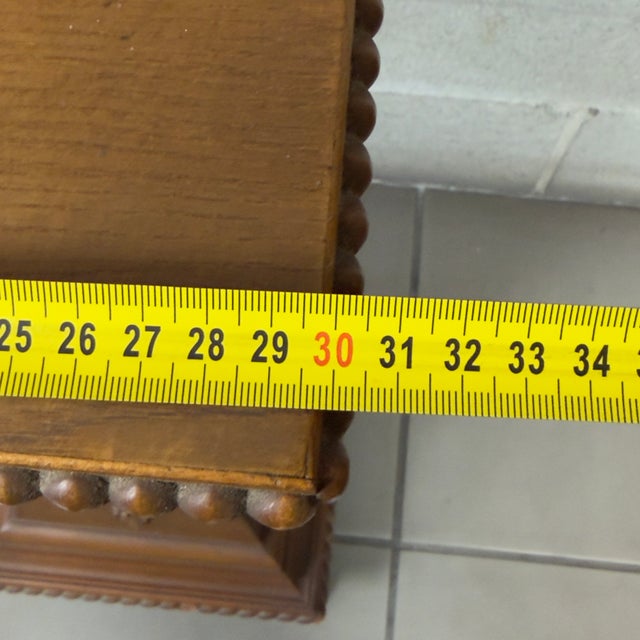 Renaissance Style Carved Wood Pedestal, 20th Century For Sale - Image 9 of 12