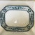 Burleigh Ware Burgess & Leigh England Burslem Premier no. 657114. Gorgeous, blue, rectangular with cut corners serving...