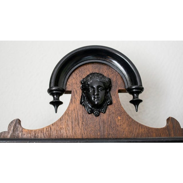 Rustic Circa 1890s, Exceptional Antique Viennese Regulator Wall Clock by Carl Werner For Sale - Image 3 of 5