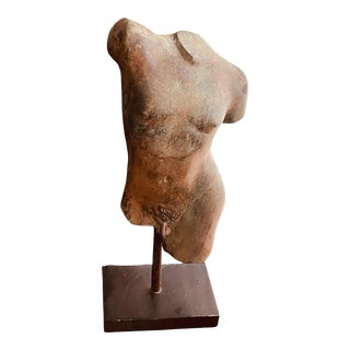 1990s Male Torso Figure Sculpture For Sale