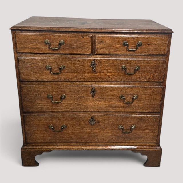 Georgian Oak Chest of Drawers For Sale - Image 14 of 14