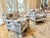 Mid-Century Modern Baughman Style Parsons Chairs With Ethan Allen Tenzing Silver Fabric- Set of 2 For Sale - Image 12 of 12