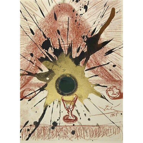 Salvador Dalí, The Blood of the New Covenant, 1964, Lithograph For Sale - Image 4 of 4