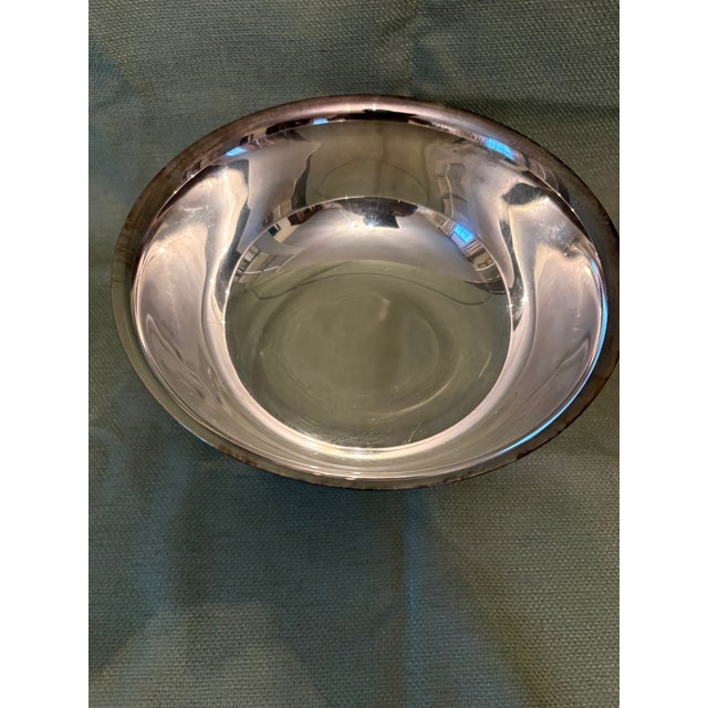 Gorham Silverplate Footed Serving Bowl, Mid 20th Century. E.P. YC780 Markings