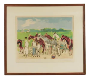 Kees Van Dongen, Polo, Lithograph, 1957