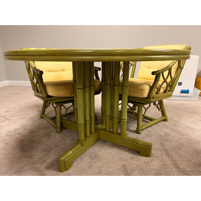Mid 20th Century Ficks Reed Cane 7-Piece Patio Set For Sale In Washington DC - Image 6 of 12