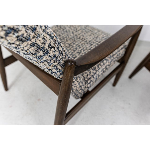 Mid-Century Modern Lounge Chair by Edmund Homa for GFM, Poland, 1960s For Sale - Image 4 of 14
