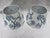 Blue and White Decoupage Lamp Shades a Pair For Sale - Image 6 of 12