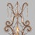 Three-Light Louis XV Style Wall Sconces in Gilt Iron with Glass Beads and Crystal Drops, 1930s, Set of 2 For Sale - Image 3 of 9