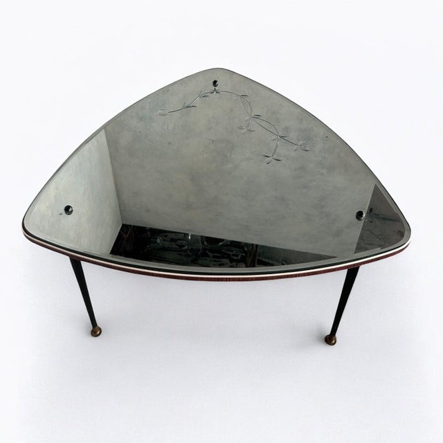 1960s Space Age Swivel Chair, Coffee Table, Mirror & Lamp, 1970s, Set of 4 For Sale - Image 5 of 9
