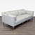 This Pottery Barn 3-seat sofa features a stylish neutral fabric and classic wooden legs. It includes two large seat...