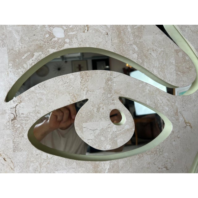 Beige 1990's Modernist Wall Art Sculptures by Marquis of Beverly Hills - a Pair For Sale - Image 8 of 13