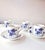 Mid-Century Modern Vintage Coffee Cups with Hand-Painted Blue Floral Decoration by Richard Ginori, 1960s, Set of 8 For Sale - Image 3 of 4