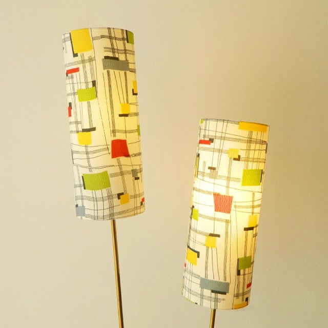 1950s Floor Lamp with Newspaper Holder from Rupert Nikoll, 1950s For Sale - Image 5 of 10