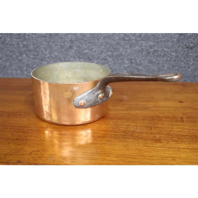 Made in France Copper Saucepan For Sale In Philadelphia - Image 6 of 6