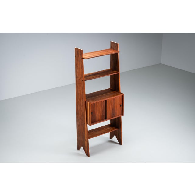 Mid-Century Modern Italian Bookcase with Shelves and Storage, 1960s For Sale - Image 3 of 18