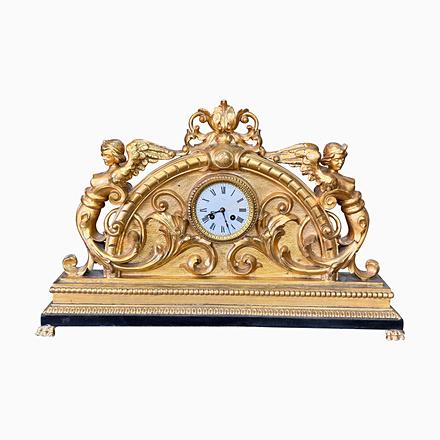 Antique Louis XV Mantel Clock, 1779 For Sale - Image 9 of 9