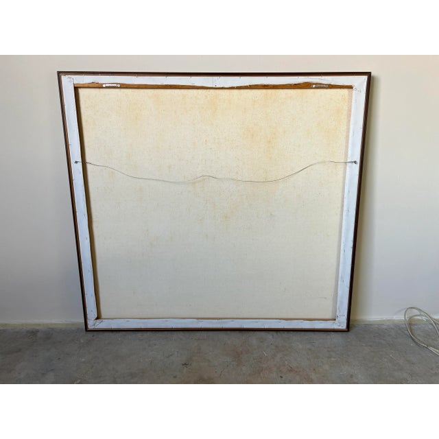 Oswaldo Gutierrez (1917) Cuban Artist Expressionist Oil on Canvas Painting/ Sold For Sale - Image 12 of 13