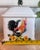 Vintage KMC 3d Hand Painted Rooster Breadbox With Lid For Sale - Image 11 of 11
