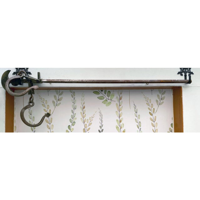 Antique Greek Decorative Butcher's Steelyard Weighing Instrument For Sale In Austin - Image 6 of 7