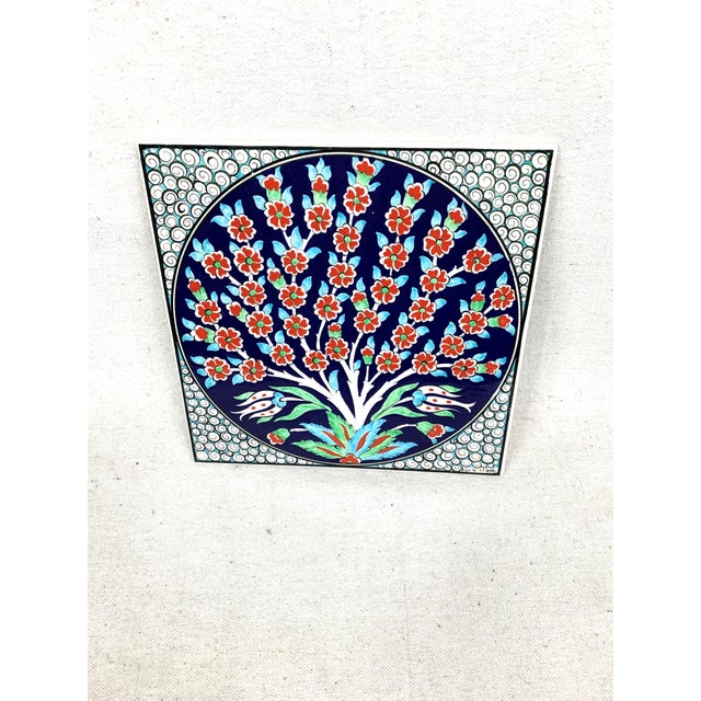 Vintage Evliya Celebi tile made in Kulahya, Turkey. This is a pre-owned item so please see all pictures and ask any...