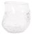 Portage Ice Clear Abstract Glass Vase- Short For Sale