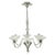 Art Deco Six-Arm Glass Chandelier, Czechoslovakia, 1930s For Sale - Image 12 of 12