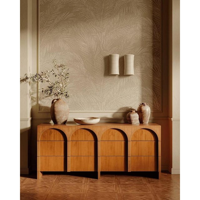 Brown Mia Wall Light in Ceramic with Glossy Lacquered Finish by Popus Editions For Sale - Image 8 of 9