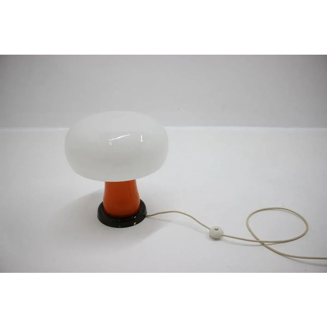 Mid-Century German Glass Table Lamp, 1970s For Sale - Image 4 of 8