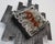 Mid-Century Modern Brutalist Style Wall Lamp in Wrought Iron and Glass, 1970s For Sale - Image 9 of 13