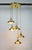 Gold Cascade Lamp, 1980s For Sale - Image 10 of 14