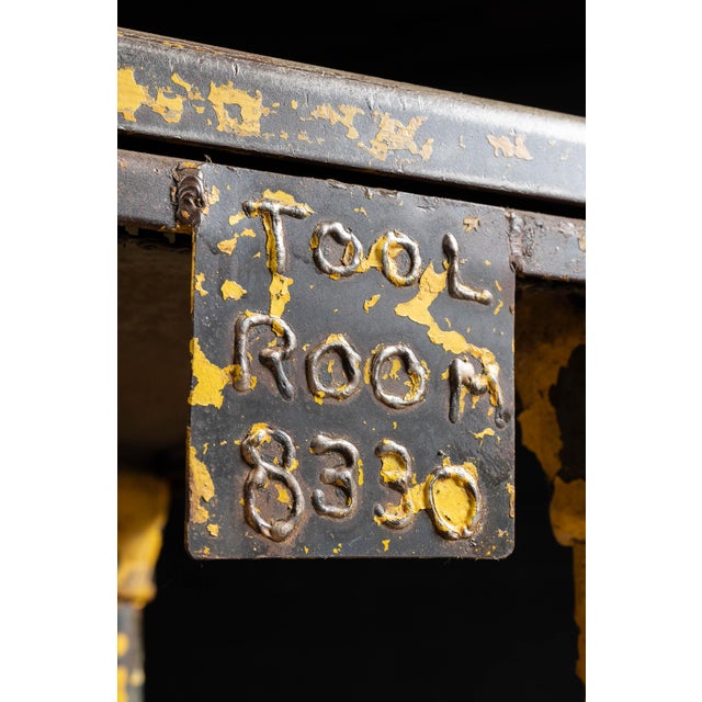 Vintage Industrial Steel Rolling Die Cart For Sale - Image 12 of 13