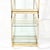 1970s Mid-Century Modern Curvilinear Polished Brass & Glass Etagere by Milo Baughman For Sale - Image 15 of 17