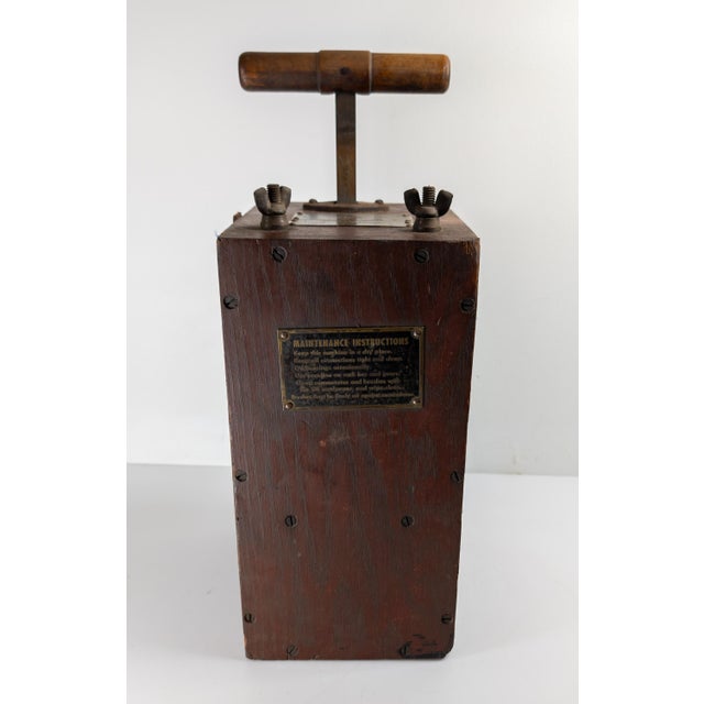 Farmhouse Early 20th Century Pre-Wwii Dupont Blasting Machine No. 50 For Sale - Image 3 of 15