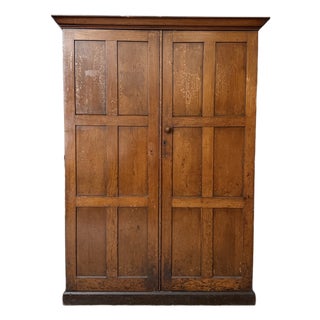Antique 1920s School Cupboard by the North of England School Furnishing Company For Sale