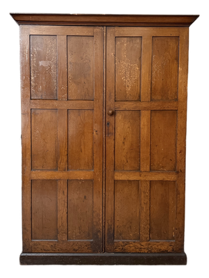 Antique 1920s School Cupboard by the North of England School Furnishing Company