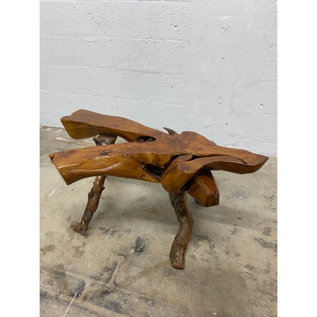 Coffee Mid-Century Coastal Driftwood Coffee or Side Table, 1970s For Sale - Image 8 of 13