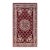Shabby Chic Pak-Persian Red/Red Wool Rug - 2'7'' X 4'5'' For Sale
