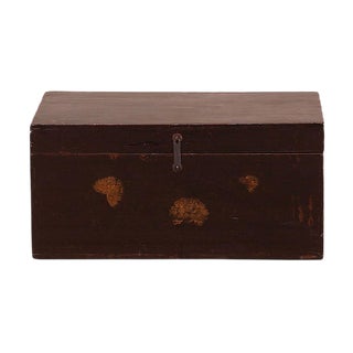 Painted Black Lacquer Blanket Box For Sale