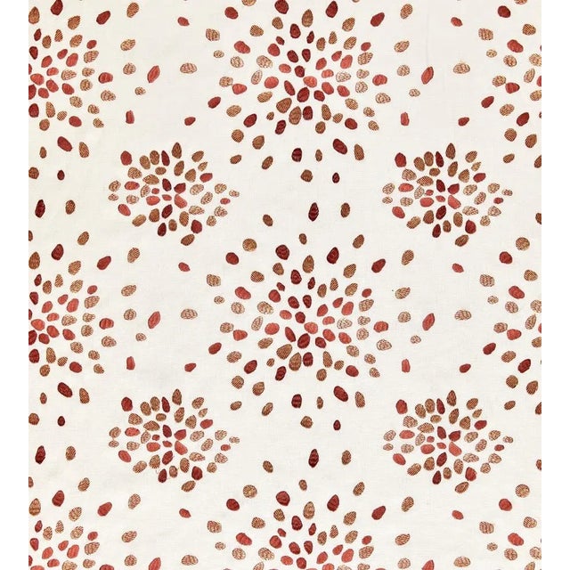 Traditional Sample - The House of Scalamandré Firefly Fabric, Orange For Sale - Image 3 of 3
