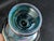 1940s Carnival Glass Candy Dish King's Crown Blue 5.25" Stemmed Bowl Indiana Glass For Sale - Image 5 of 5