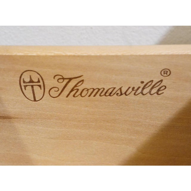 Thomasville Furniture Kallista Collection Contemporary Transitional 27" Cabinet Nightstand 25812 For Sale - Image 9 of 14