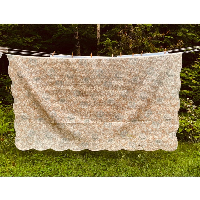 This is the boutis that changes the bedroom. Not a small throw, not a decorative accent — a full, generous, queen-sized...