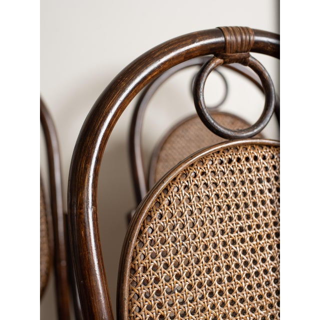 Late 20th Century Vintage Dining Chairs- Set of 5 For Sale In Boston - Image 6 of 6