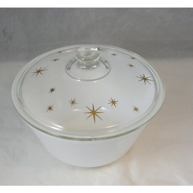 Vintage 1950s Federal Rodney Kent Lidded Casserole Starline Collection This mid-century modern atomic lidded casserole was...