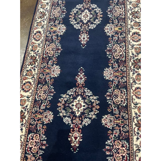 Textile 1990s Handwoven Persian Design Indian Rug - 2'7" X 15'9" For Sale - Image 7 of 7