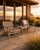 Slatted Teak Outdoor Lounge Arm Chair For Sale In Los Angeles - Image 6 of 6