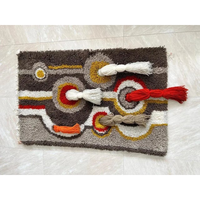 Mid-Century Wall Tapestry, Denmark, 1968 For Sale - Image 4 of 8