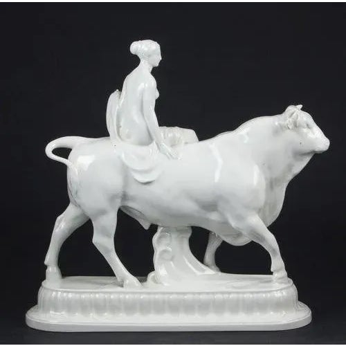 1920th century. Germany, KPM porcelain factory. Porcelain. Height 40.5 cm, length 40 cm, width 13.8 cm