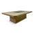 Travertine and Brass Coffee Table, 1970s For Sale - Image 11 of 12